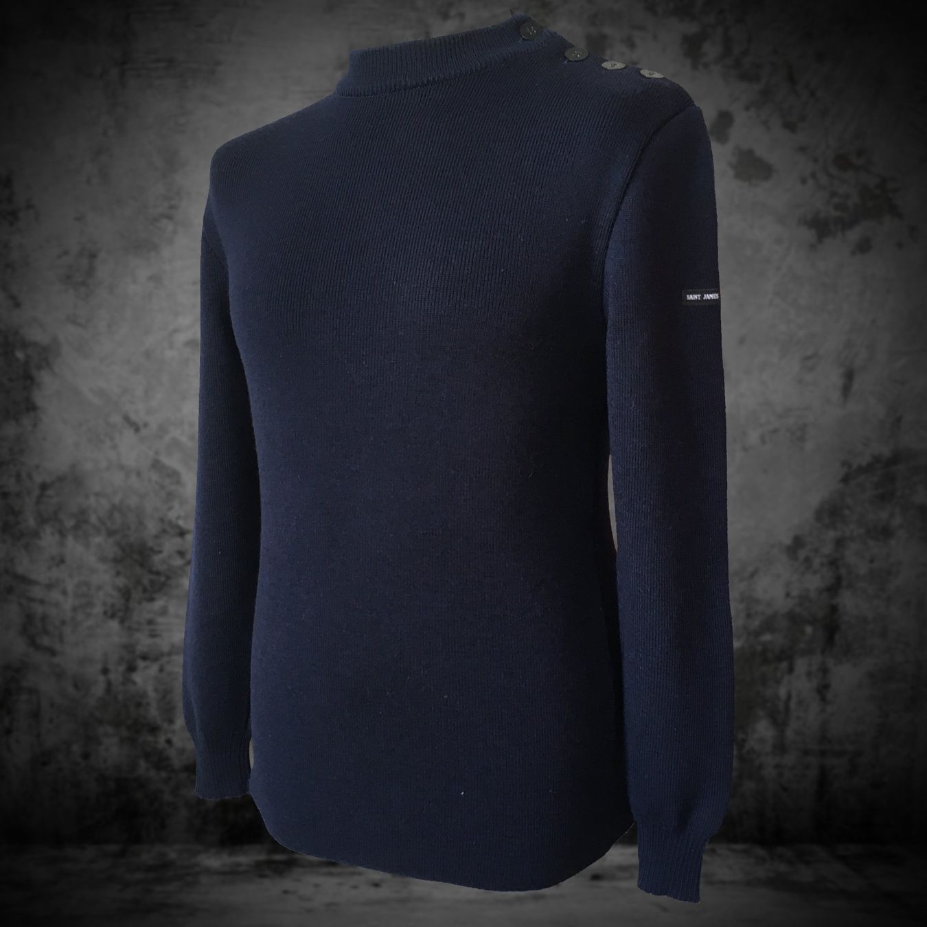 Saint James Maglioni & Felpe: Pull Saint James Matelot Blue Deep Wool Men M/L – Usato da Genève venduto da ang_7j7j