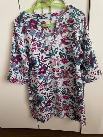 Deerberg Tunika Bluse, Gr. S, Sommer Look, Top Zustand!