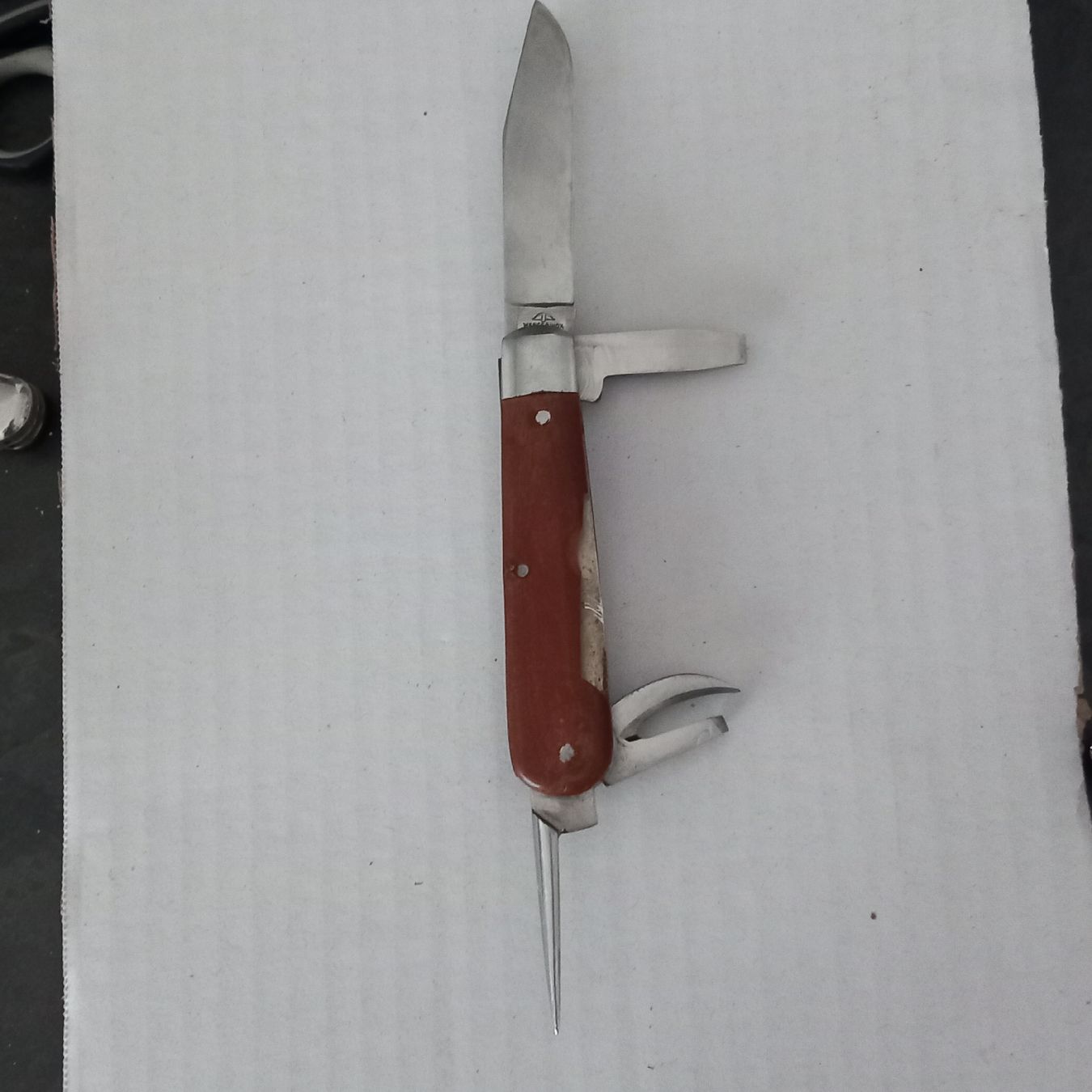 Wenger Taschenmesser: Wenger Sackmesser, Holzgriff, Vintage Swiss made wengerinox  – Gebraucht aus Rebstein von Zauberwelt14 3