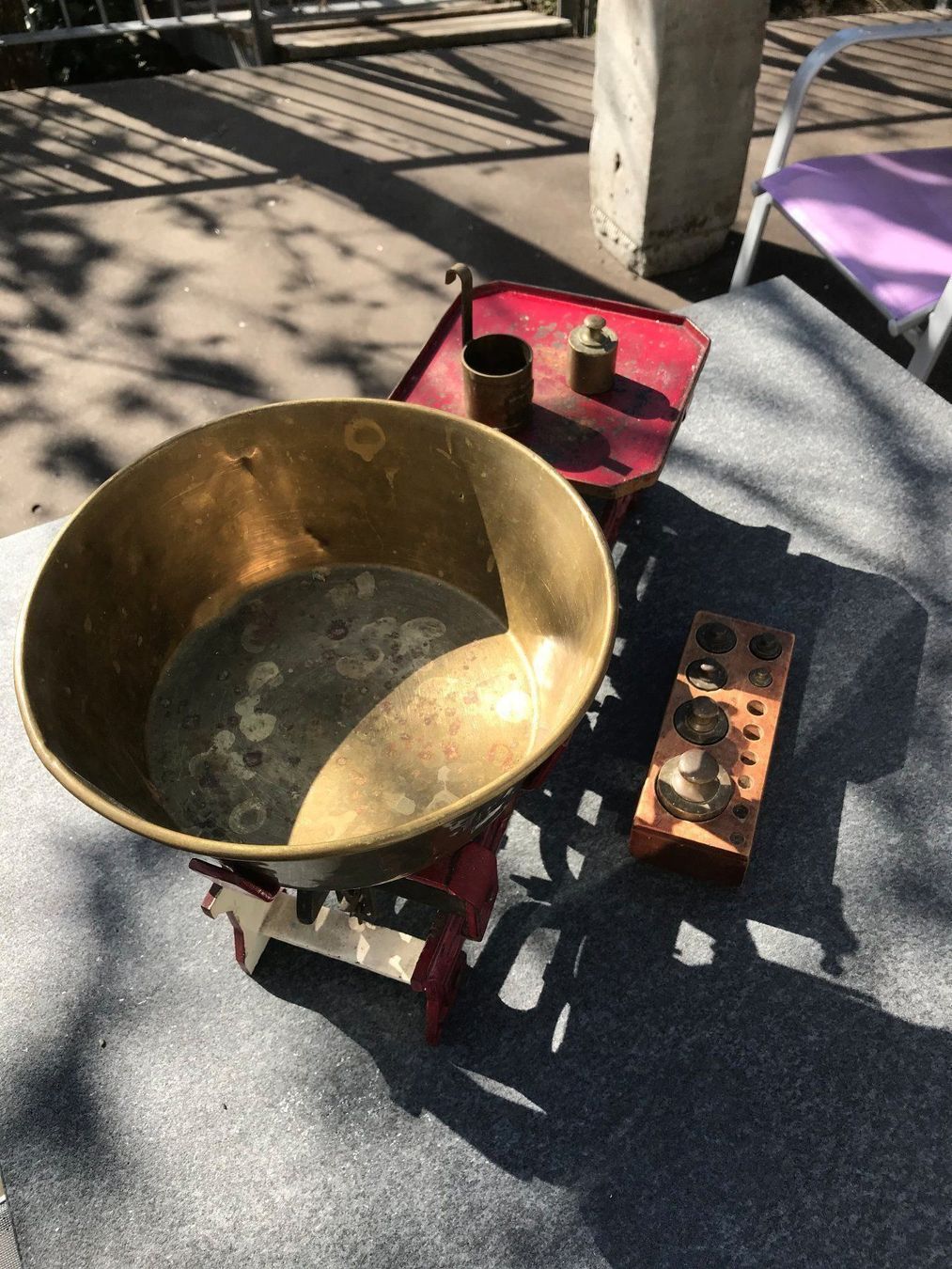 Balances et poids: Antike Waage – D'occasion à St.Gallen par kingsamas 4