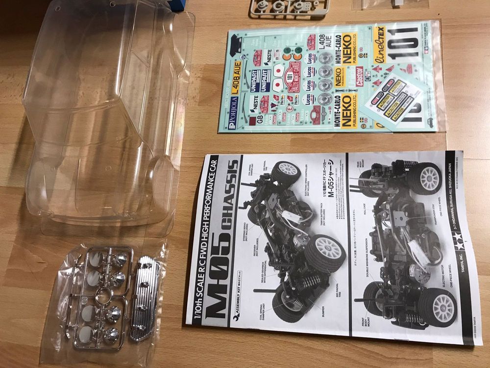 4 Pneus Souples Pour Voiture RC Tamiya M-Chassis (M-05, M-06, M-07) - échelle 1/10