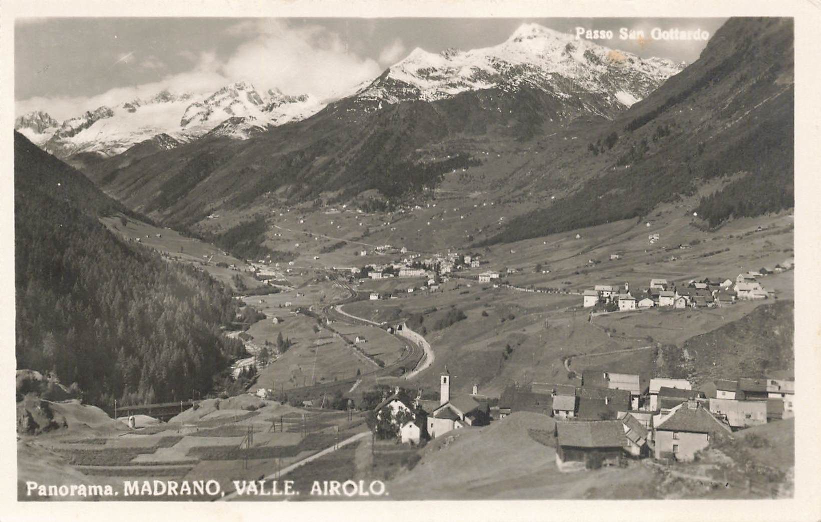Cartoline postali: Madrano valle Airolo Leventina – Usato da Biasca venduto da Blenio71