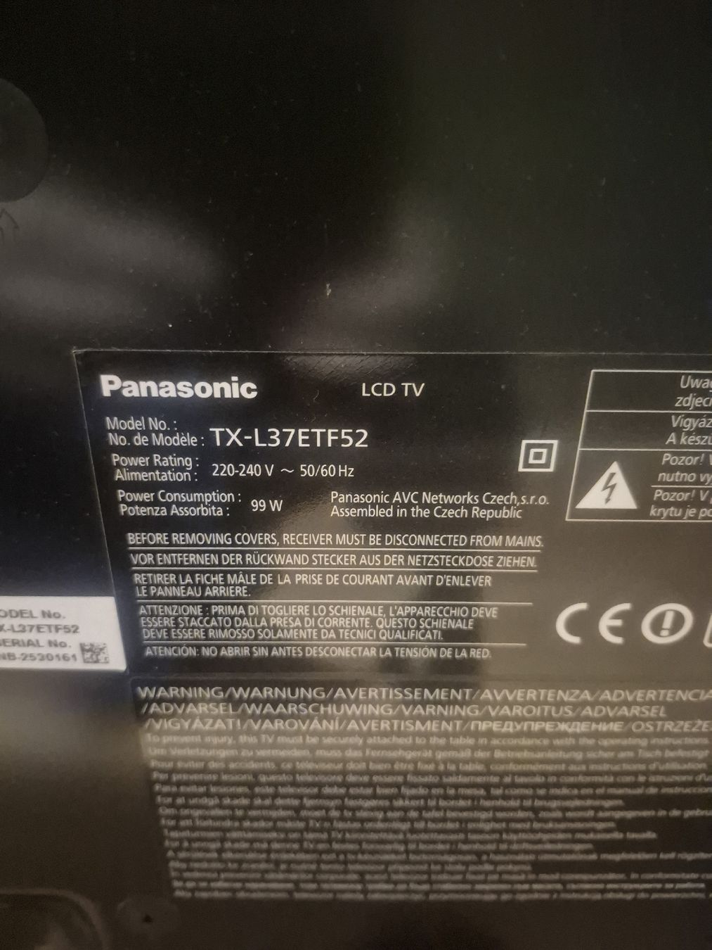 Televisori: Panasonic TV – Usato da Pfaffnau venduto da jon_v7kp 1
