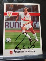 Michael Frontzeck -VfB Stuttgart - handsignierte alte Karte