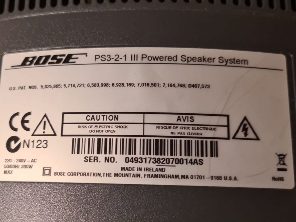 Bose Model AV3-2-1 III Media Center (Gebraucht) in Luzern für CHF 41