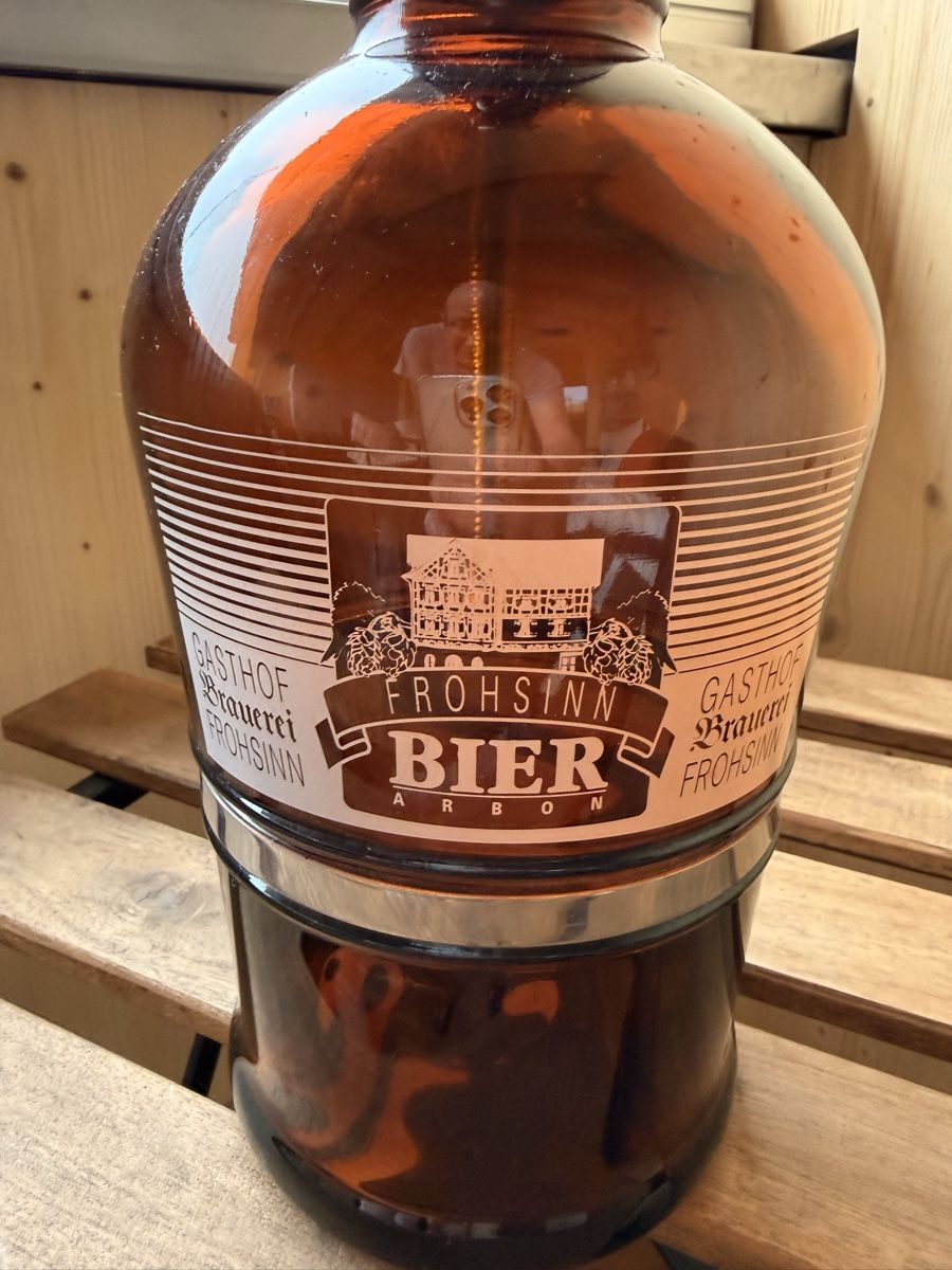 Bicchieri: Bierkrug Frohsinn Bier Arbon – Usato da Appenzell venduto da BumpRiver 3