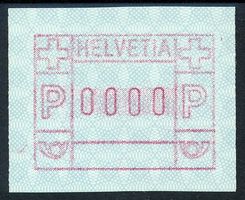 ATM 7IIIx d Mischtyp Schaffhausen 0000-Druck ** postfrisch