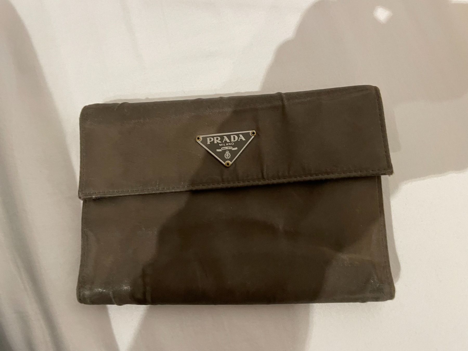 Prada Portamonete: PRADA Portemonnaie, brown – Usato da Crans VD venduto da RM0709