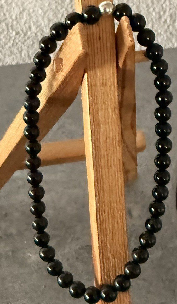 Pietre preziose: Turmalin schwarz 2 x Edelstein-Armbänder – Nuovo (secondo la descrizione) da Lommis venduto da manmarmi 2