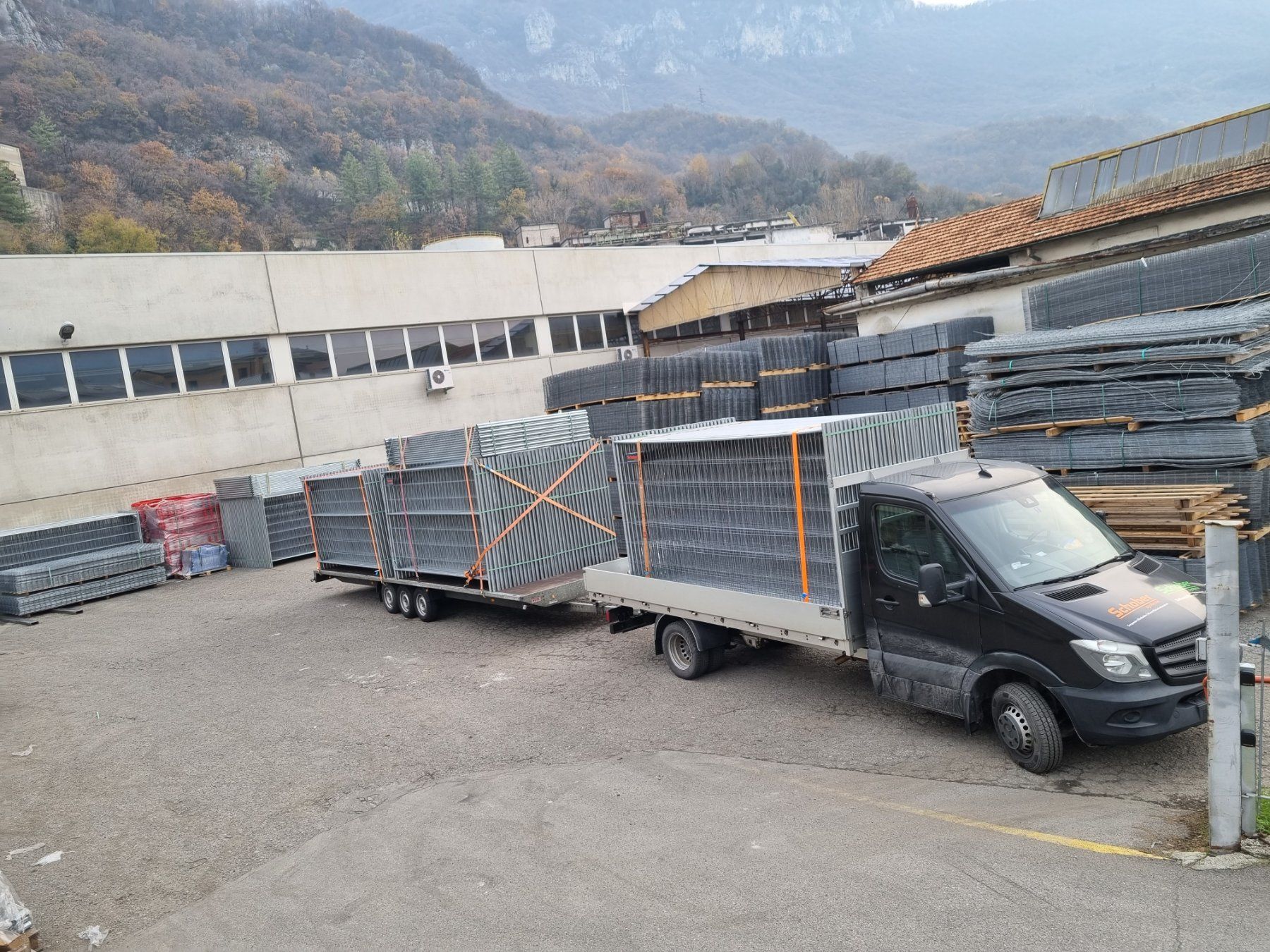 Recinzioni: Bauzaun strada mit Anti Climb. – Usato da Trimmis venduto da SpartacusOne 2
