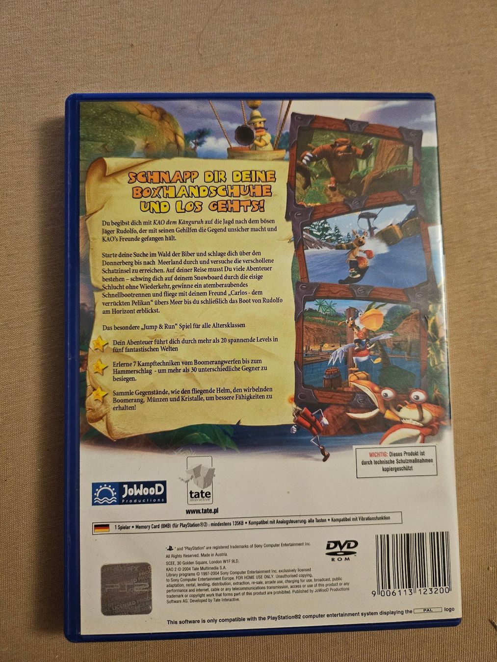 Sony Giochi: Kao the Kangaroo: Round 2 (PS2) – Usato da Wabern venduto da konbini 1