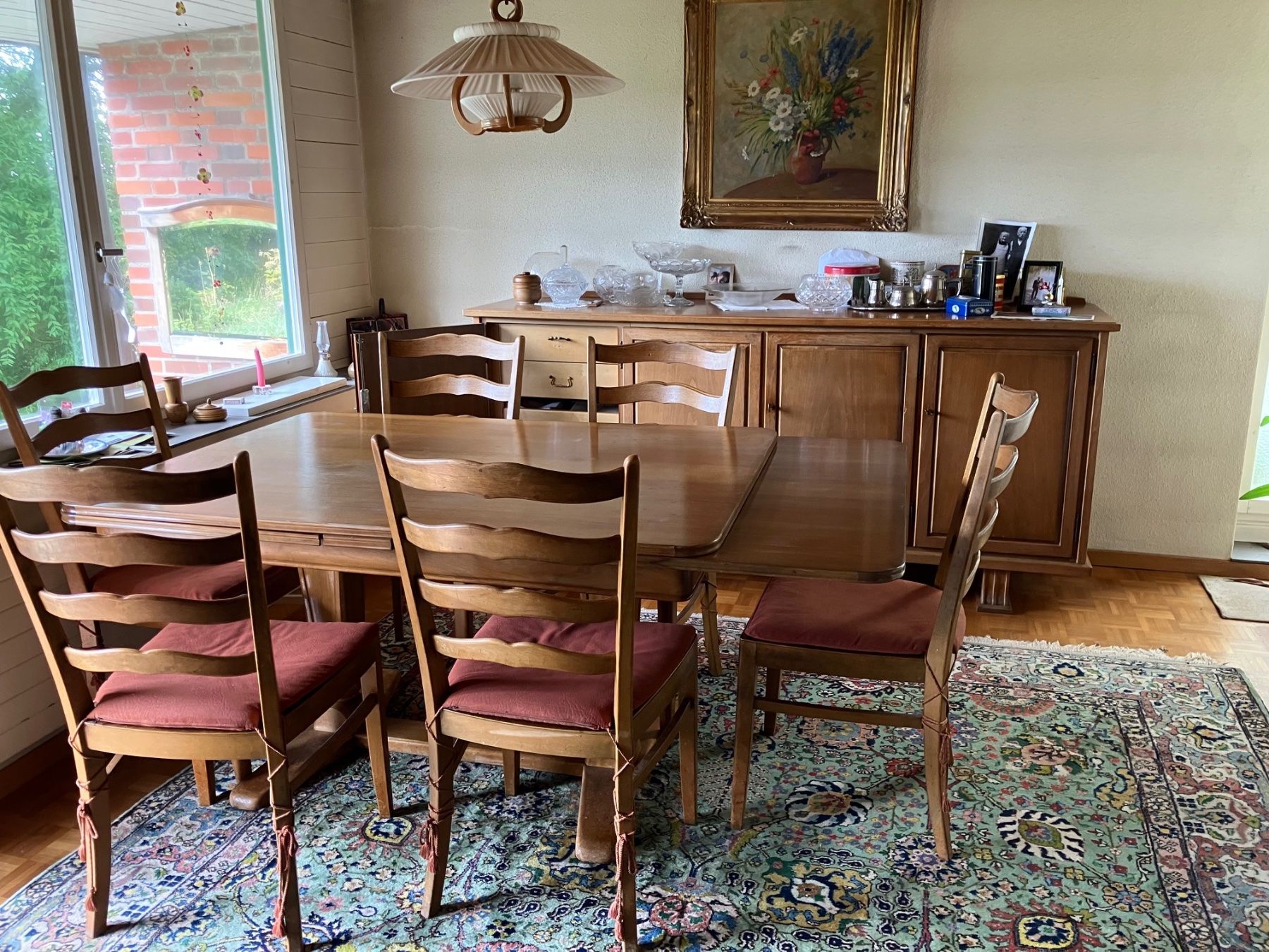 Set di tavolo e panche: Massivholz Esszimmermöbel – Usato da Uster venduto da hpl_nl2w 2