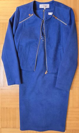 Jus d'Orange Paris : Set Kleid + Jacke – Gr. 38 (T2)