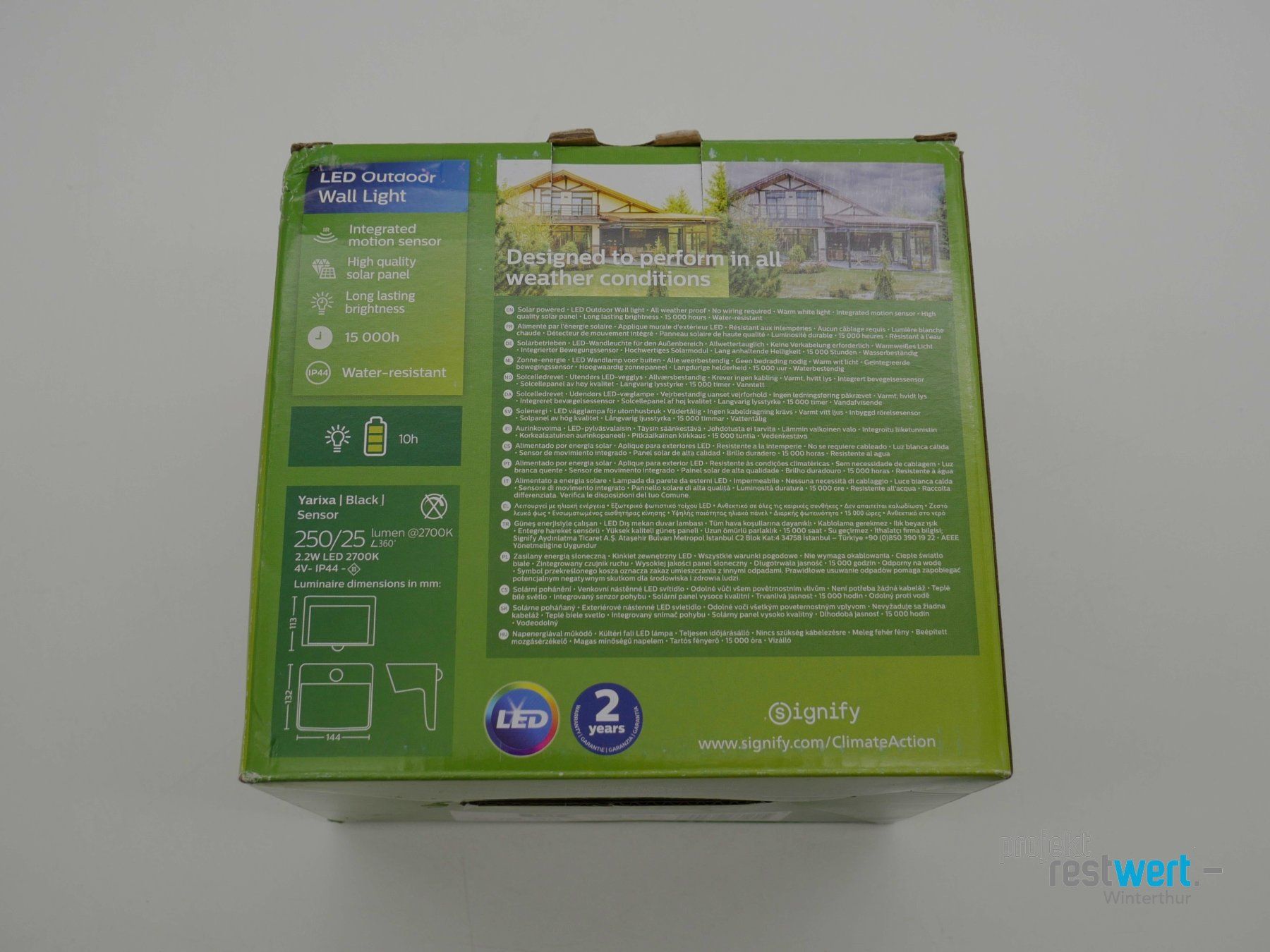 Philips Lampen: PHILIPS Yarixa Wandlampe – Neu (gemäss Beschreibung) aus Winterthur von Restwert_Winterthur 4