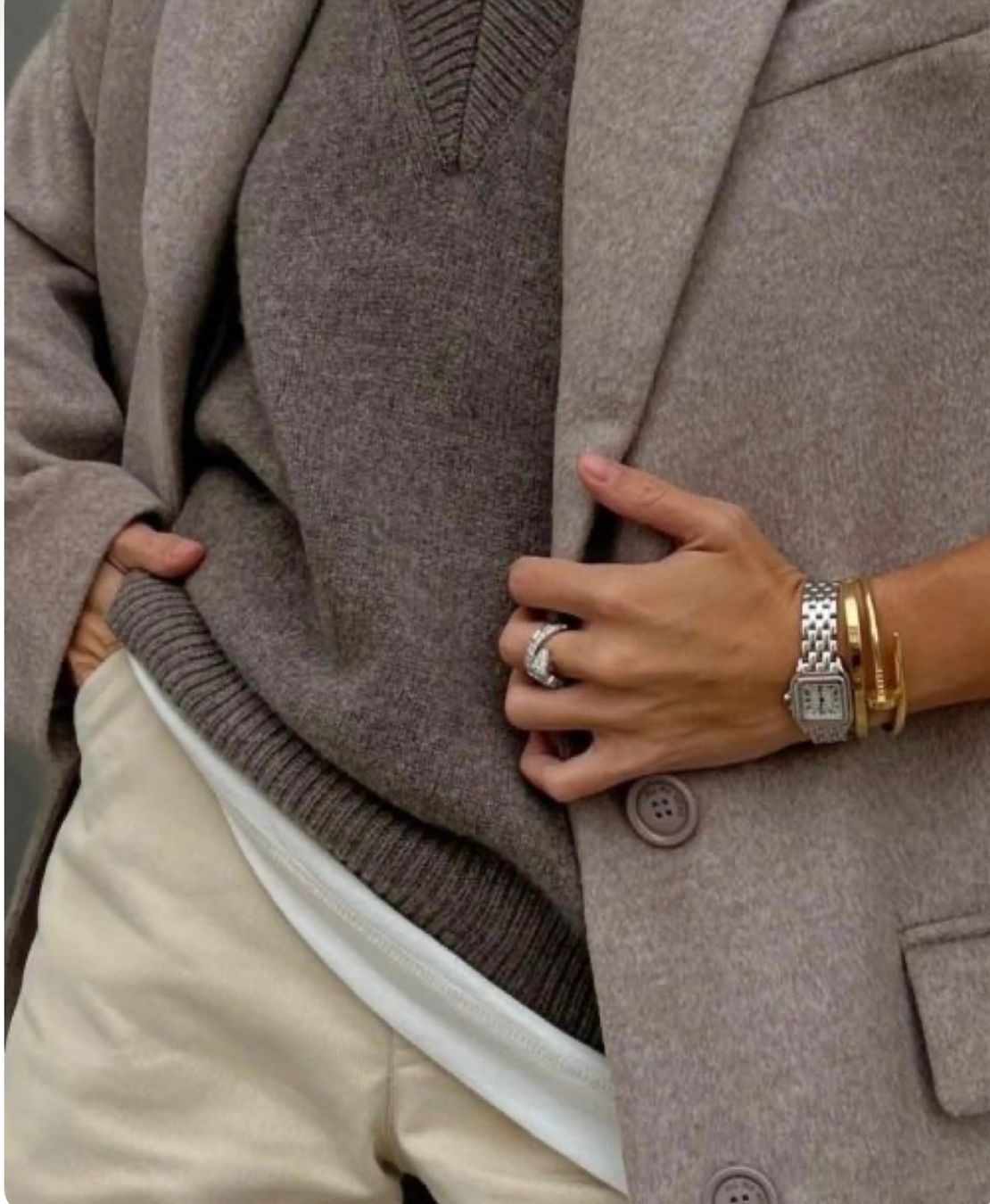 Stoffe: Kaschmir Stoff Meterware Wolle Mantel Blazer Anzug grau – Neu (gemäss Beschreibung) aus Faulensee von Liebes_Kind_2019 4
