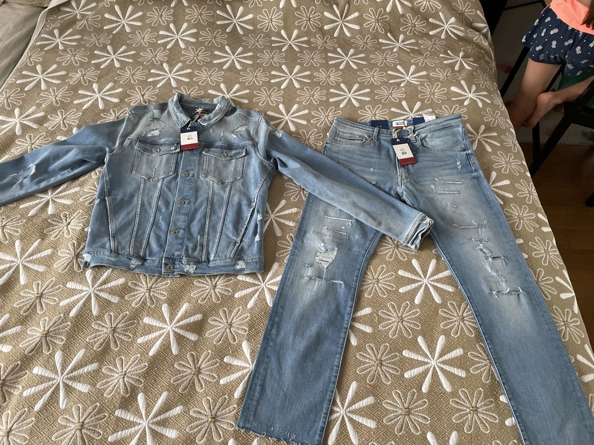 Tommy Hilfiger Giacche: Tommy Hilfiger Jacke und Jeanshose gr.M – Nuovo (secondo la descrizione) da Andhausen venduto da bgy_y6xl