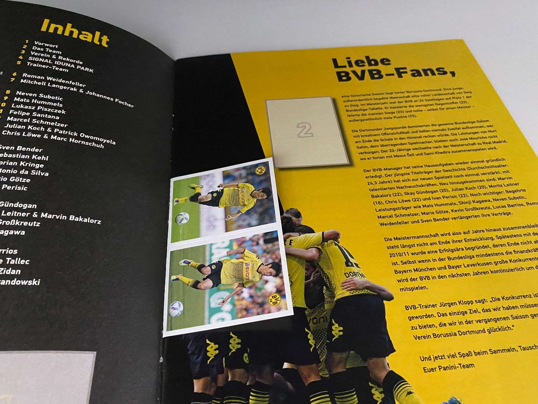 Panini Alben: Panini Leeralbum Borussia Dortmund 2011/2012 – Gebraucht aus Hergiswil LU von FcMalkov 2