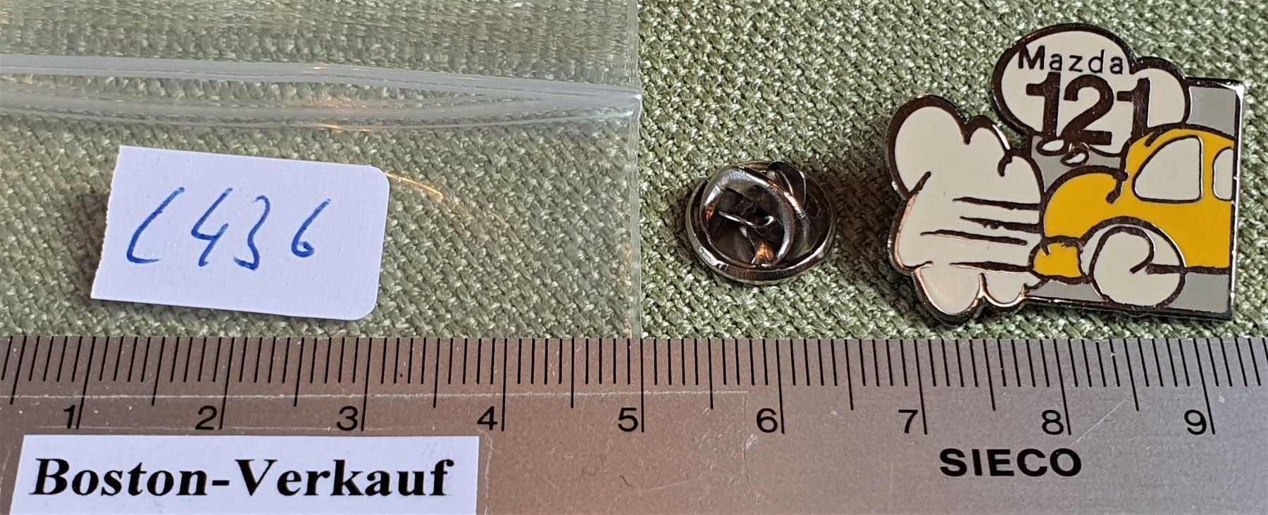 Spille: C436 - Pin Auto Mazda 121 – Usato da Reinach BL venduto da Boston-Verkauf 2