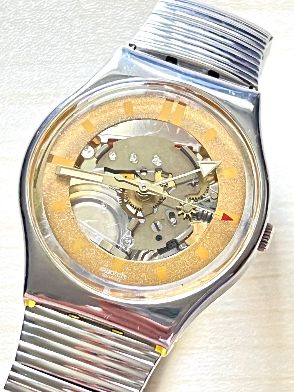 Swatch Orologi: Swatch Skelett Uhr  Armbanduhr – Usato da Grenchen venduto da chththl