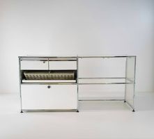 USM Haller Arbeitstisch / Sideboard, Weiss, 150×50×75 cm