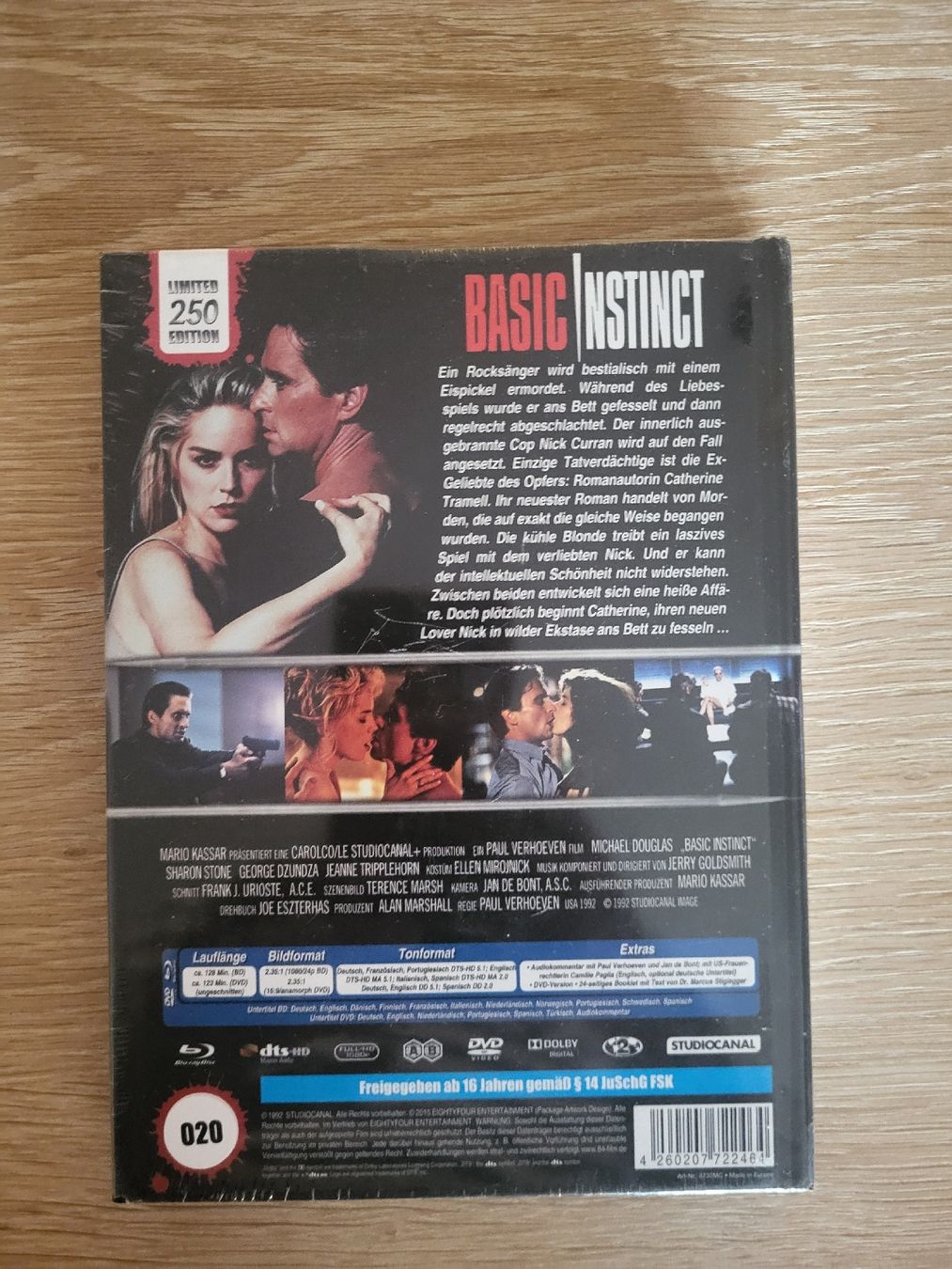 Tutti i DVDs: Basic instinct Mediabook von 84 entertainment OVP – Nuovo e nell'imballaggio originale da Zürich venduto da Knudell0 1