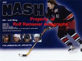 Rick Nash 1984- NHL Autogramm signiert Foto 15x21cm