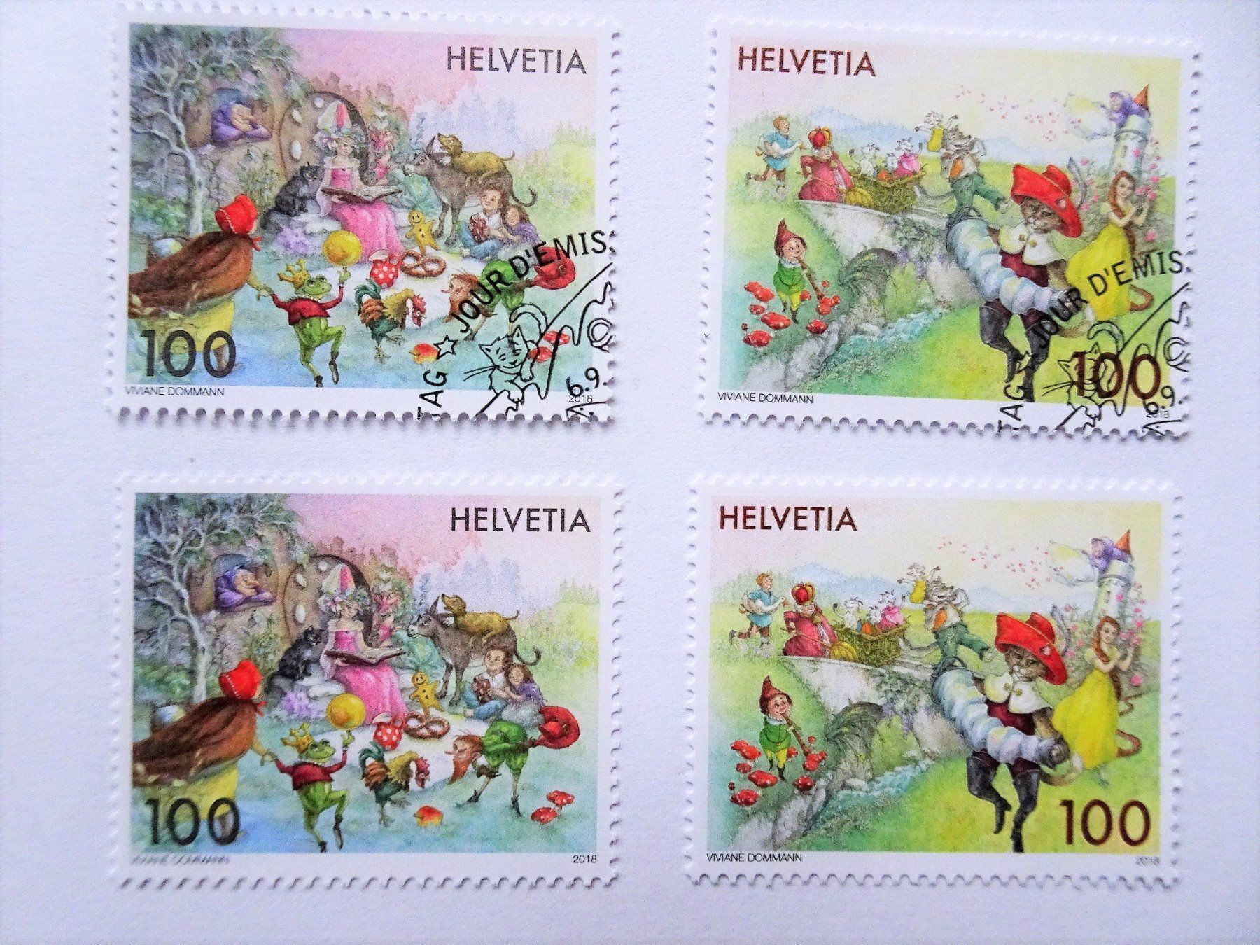 Tous les timbres: 2018**und* – Neuf (Voir description) à Aadorf par Chnorli-Furz