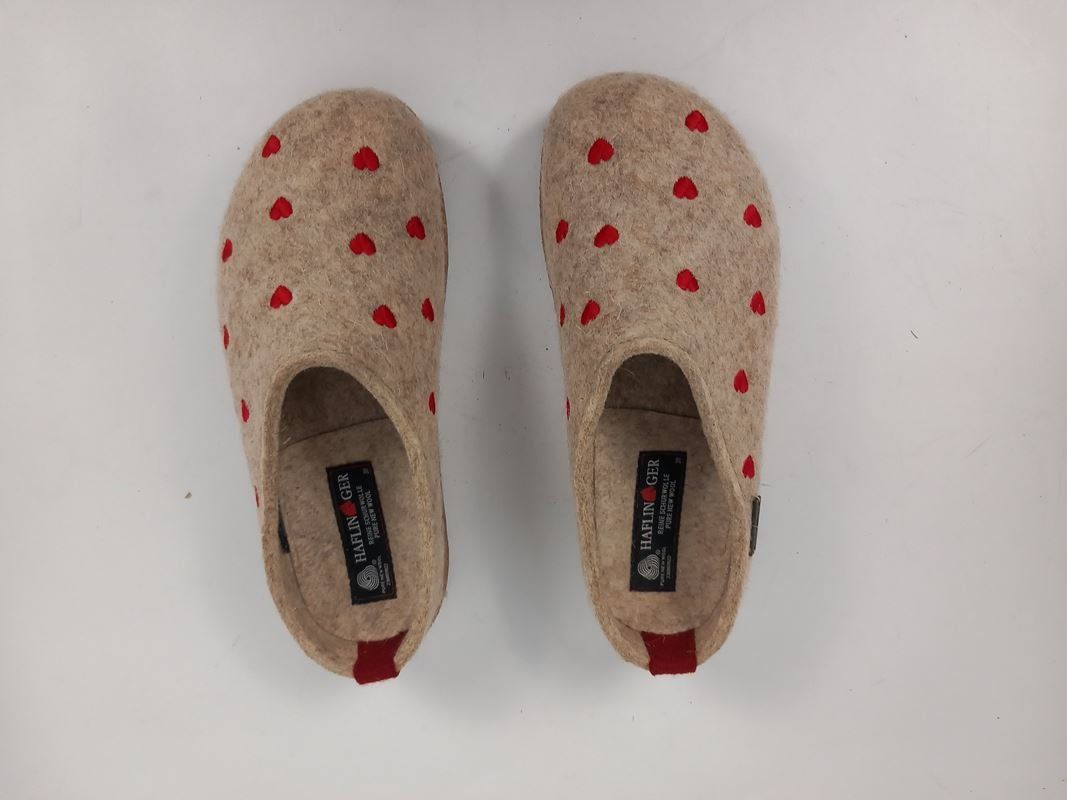 Scarpe da uomo: HAFLINGER Schuhe, Grizzly Cuoricini, Grösse 38 – Usato da Hünenberg venduto da Restwert_Zug