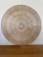 grosse Wanddekoration, Stil Mandala aus Jute