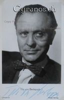 Tilo von Berlepsch (1913-1991) Schauspieler - Autogramm