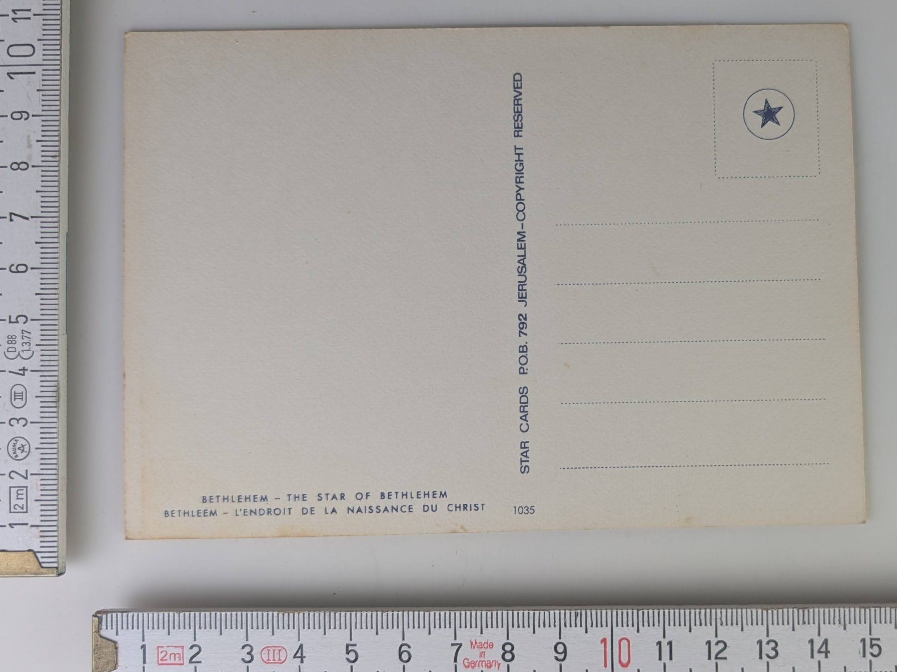 Cartoline postali: Alte Ansichtskarte Bethlehem - Geburtsort Jesu Christi – Nuovo (secondo la descrizione) da Zürich venduto da 1.Simon 1