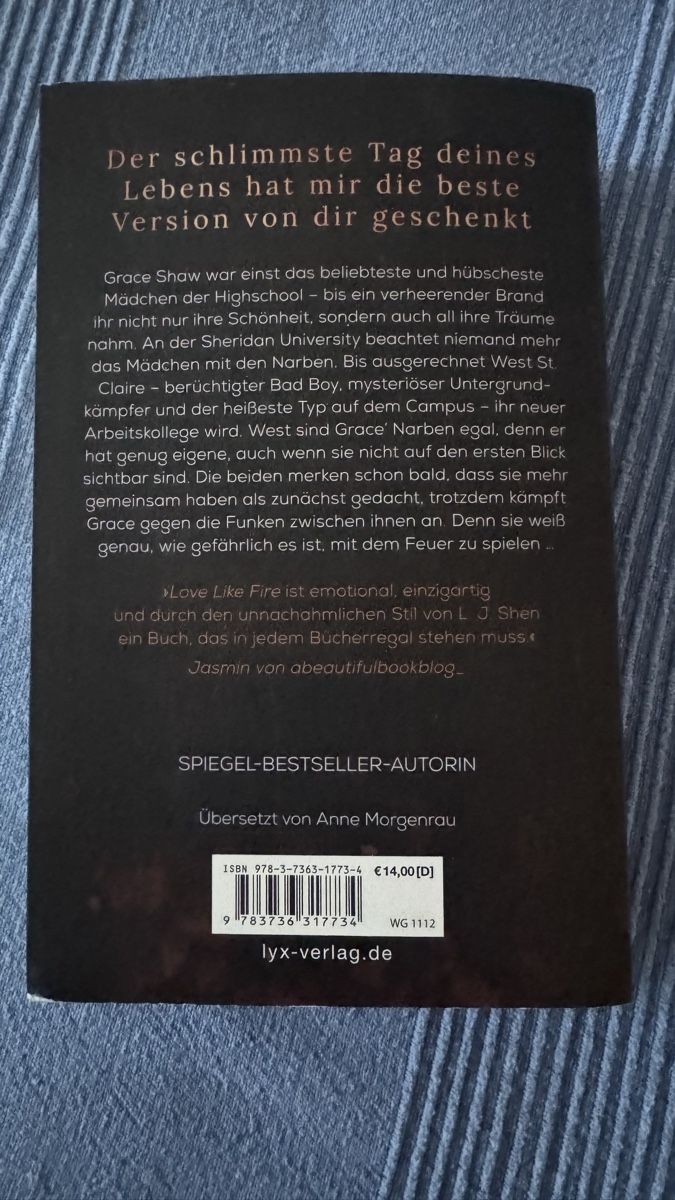 Libri: L.J. Shen - Love Like Fire – Usato da Goldiwil (Thun) venduto da Charlie04 1