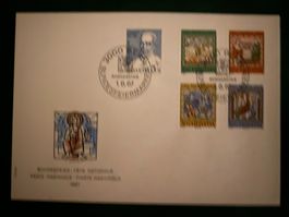 Briefumschlag Pro Patria 1967 Ersttag 3000 Bern gestempelt