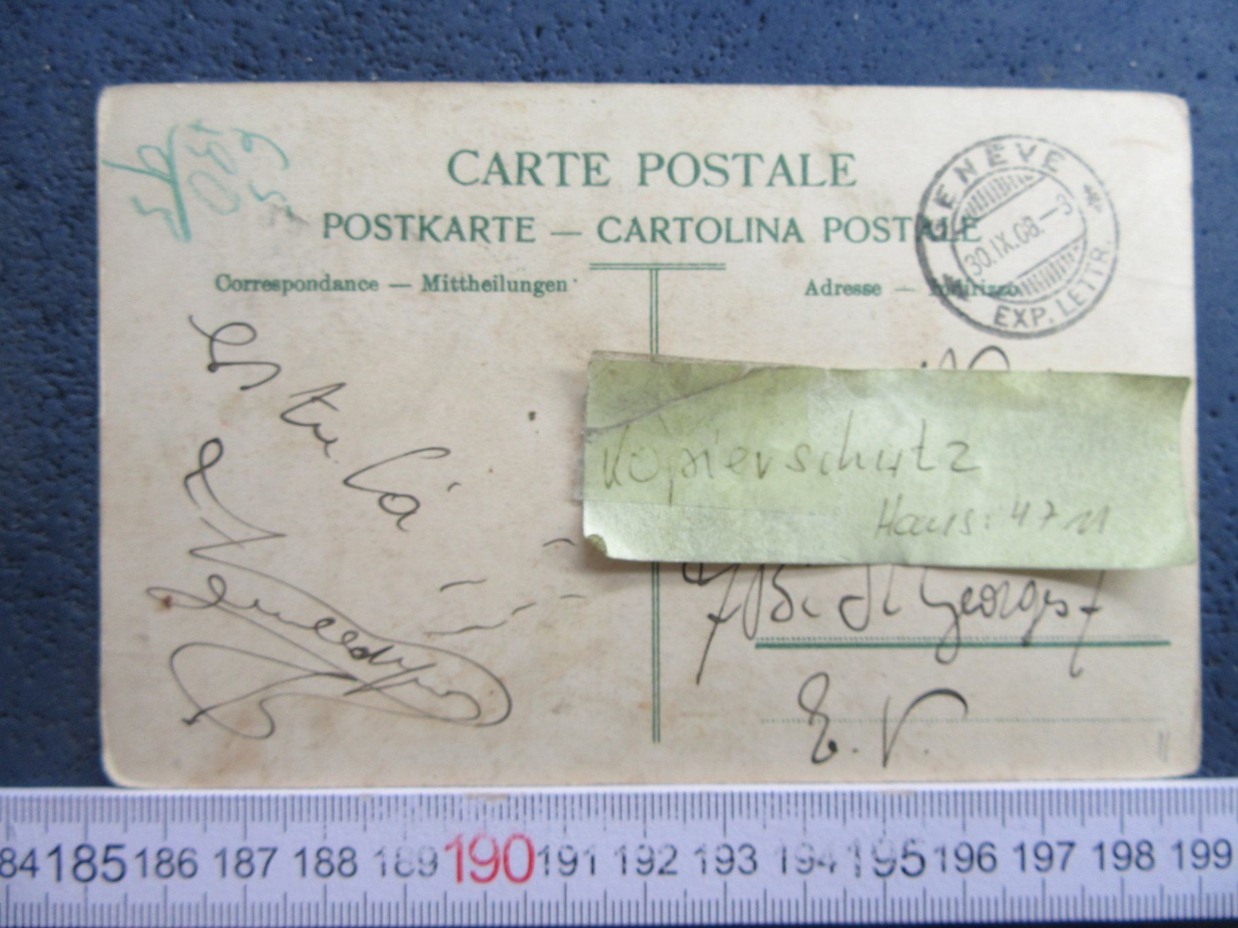 Cartoline postali: SCHWEIZ KANTONSWAPPEN 1908 ALT ANTIK BESTOSSEN BUG – Usato da Ettingen venduto da Hausi4711 1