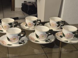 Kaffeegedeck Villeroy & Boch Wild-Rose 6er Set