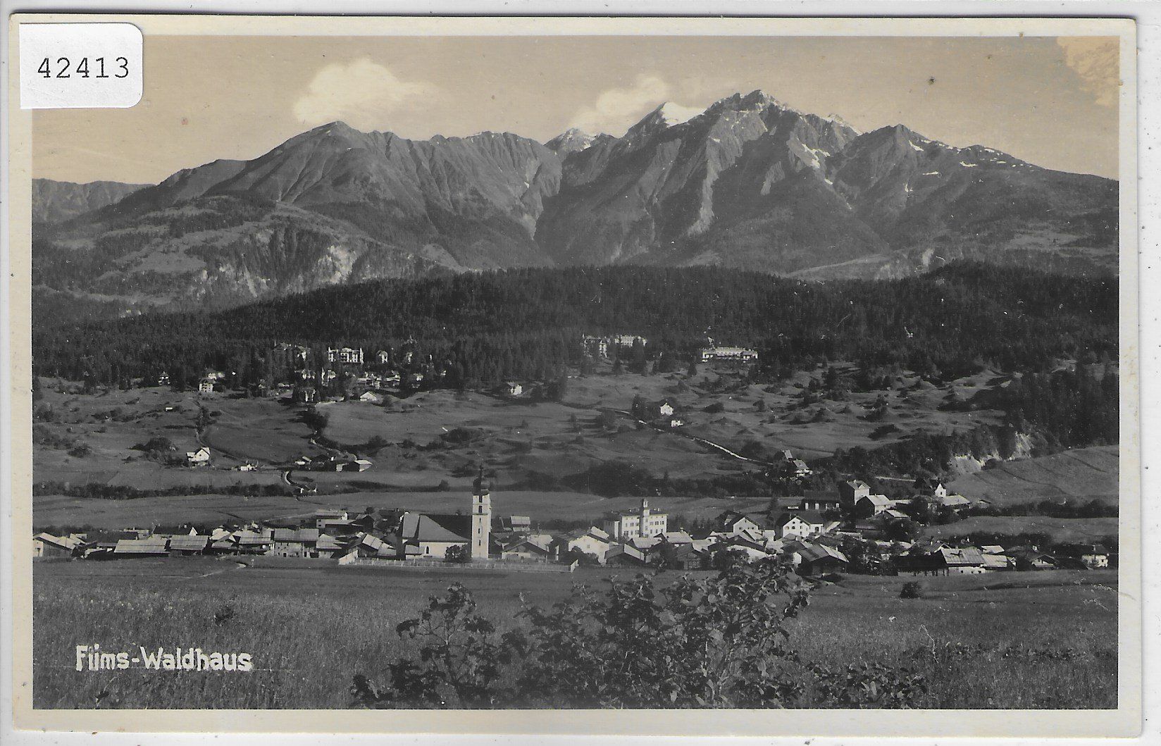 Cartoline postali: Flims-Waldhaus - Generalansicht – Usato da Ettingen venduto da Kartenplanet