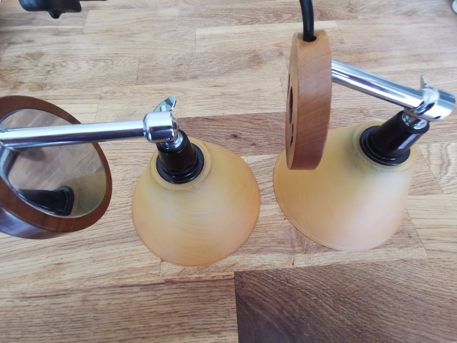 Lampade: Historische Wandlampen ca. 50 oder 60er Jahre – Usato da St.Gallen venduto da 55232 2
