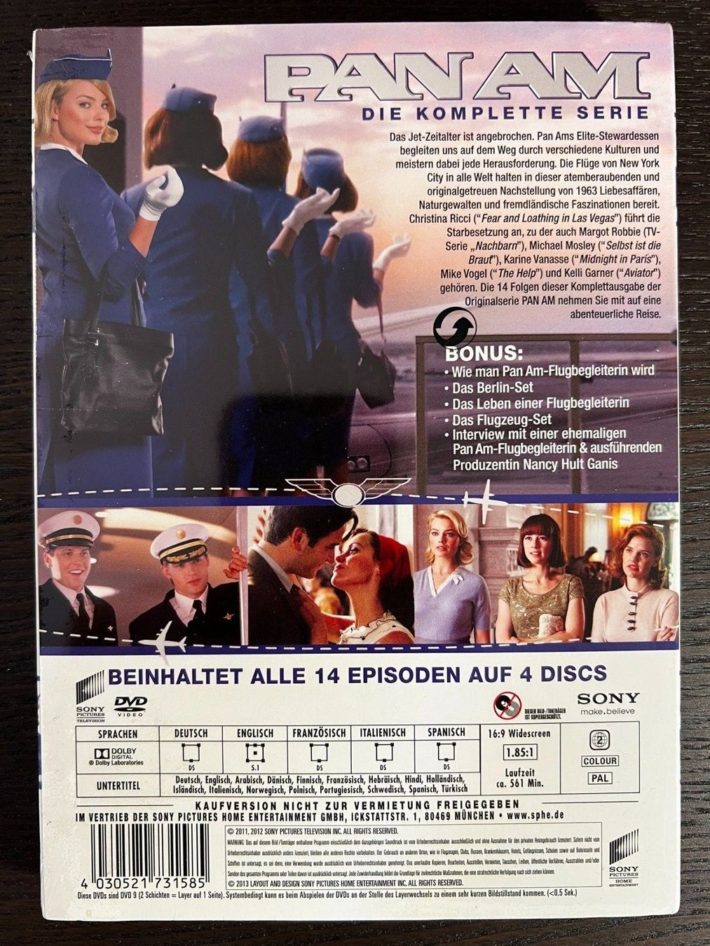 Tutti i DVDs: Pan Am – Nuovo e nell'imballaggio originale da Zürich venduto da FilmFreunde 1