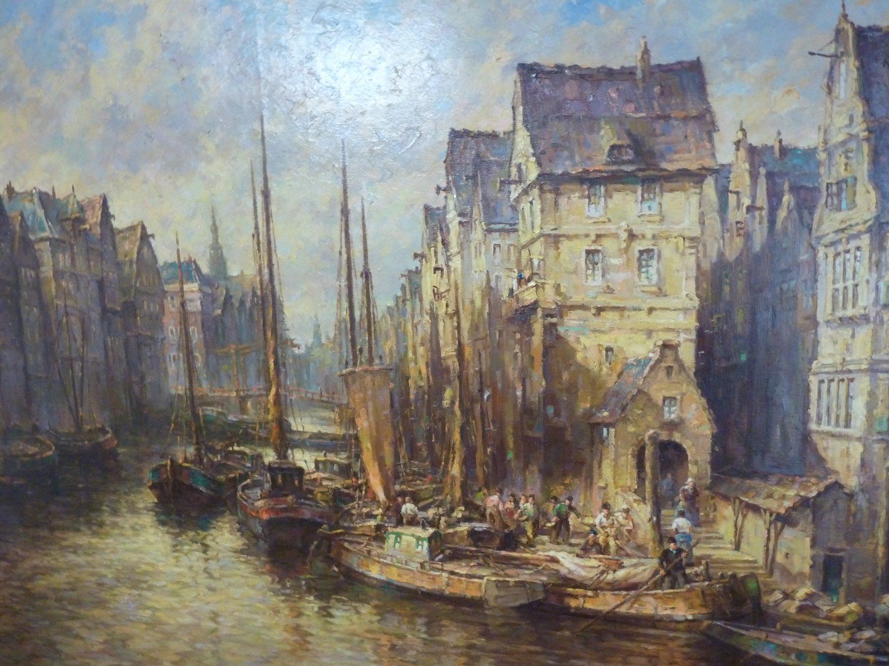 Dipinti: Gracht Amsterdam Signiert – Usato da Bure venduto da 1319 1