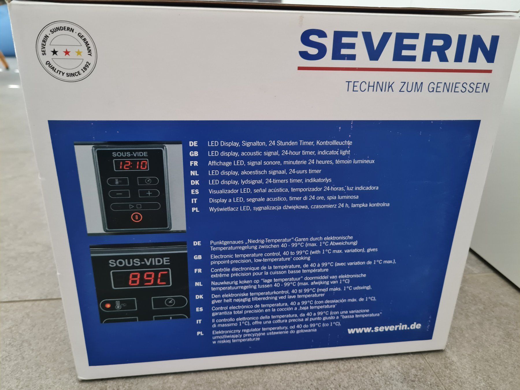 Elettrodomestici da cucina: Sous-Vide Garer – Nuovo e nell'imballaggio originale da Weiningen TG venduto da Hugo8181 2