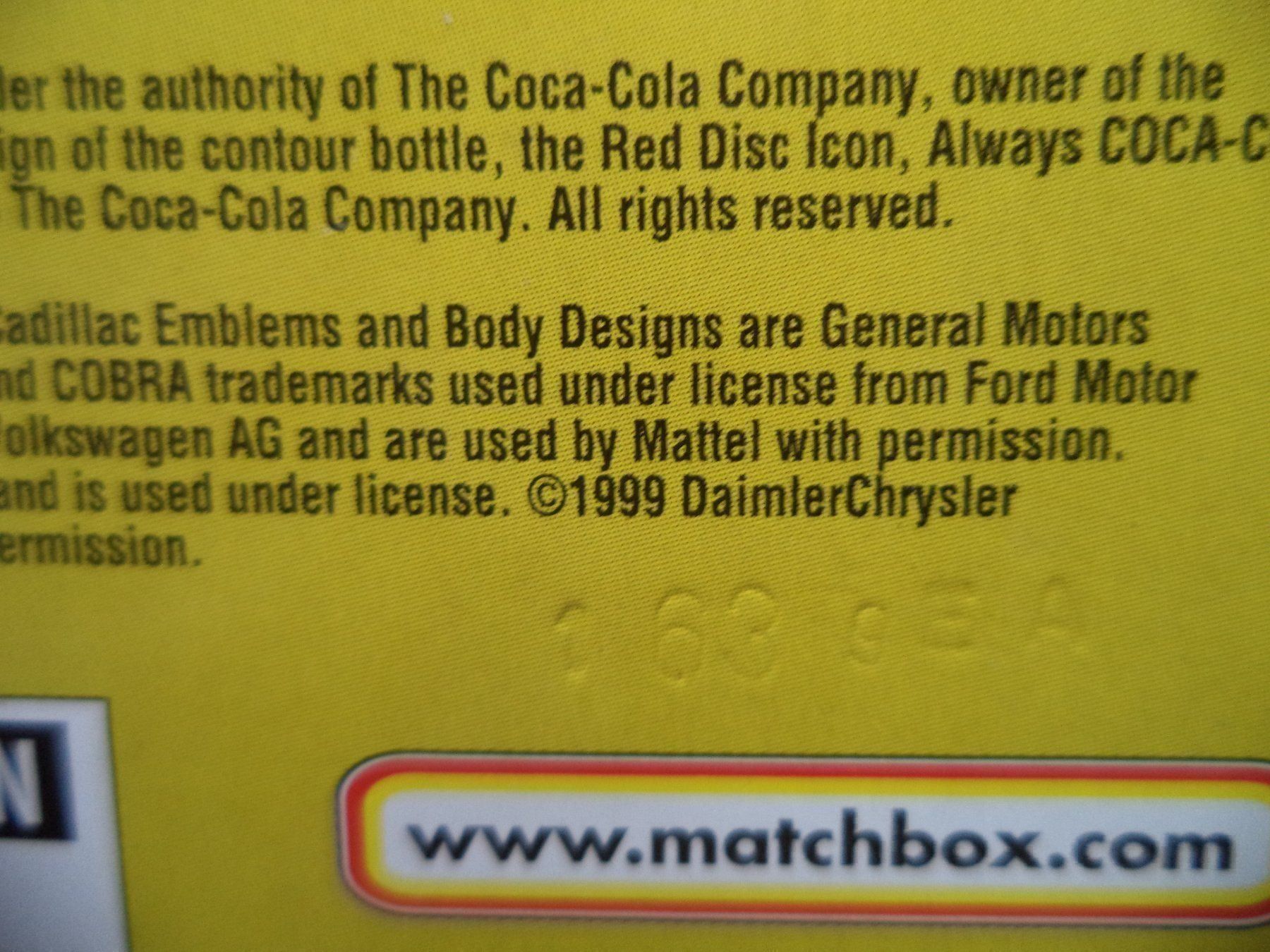 Modellini d'auto: MATCHBOX Coca Cola 1933 Ford Coupe – Nuovo e nell'imballaggio originale da Rieden AG venduto da Wirth03 4