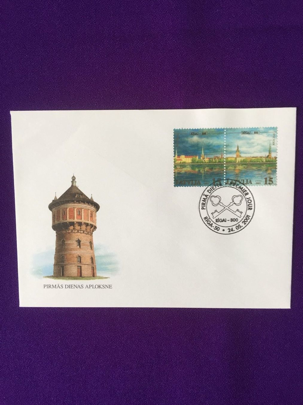 Alle Briefmarken: Briefmarken von Lettland – Gebraucht aus Zürich von Linthi1 3