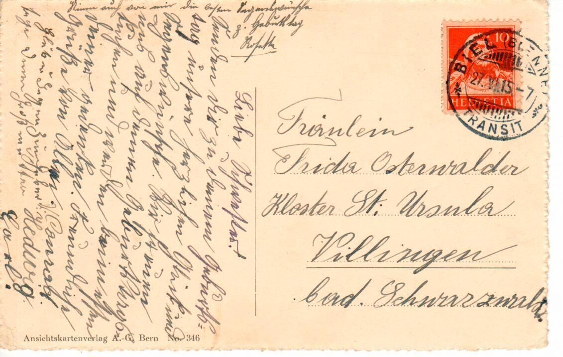Cartes postales: Biel Dufourstrasse 1915 – D'occasion à Wolhusen par Curver9 1