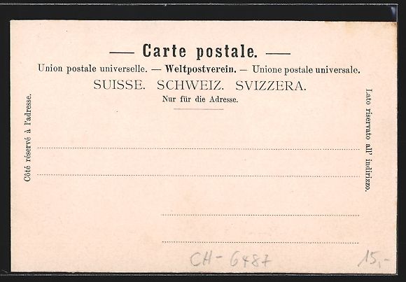 Cartoline postali: Goeschenen /Gotthardbahn, Teilansicht mi – Usato da Berlin venduto da bartko-reher 1