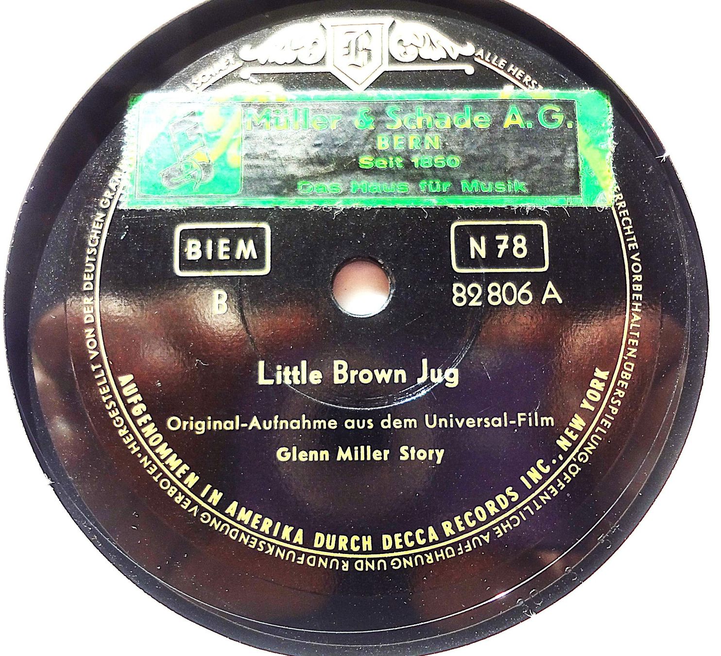 Dischi in vinile: Glenn Miller, zwei Schellackplatten-Hits – Usato da Hemishofen venduto da Phonomandy 1