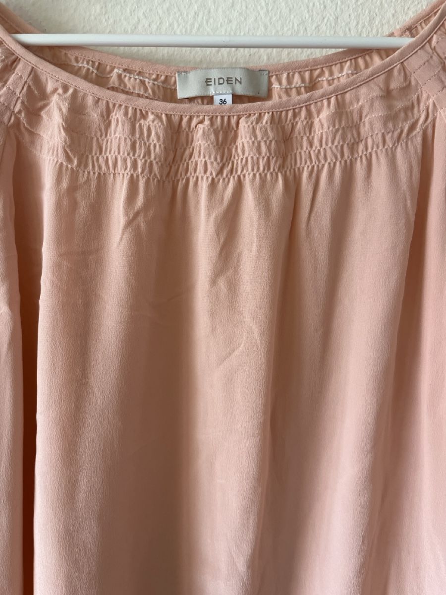 Blusen: Eiden Seidenbluse Lachsfarben 36  100% silk Bluse  seide – Gebraucht aus Au ZH von curio.concept 1