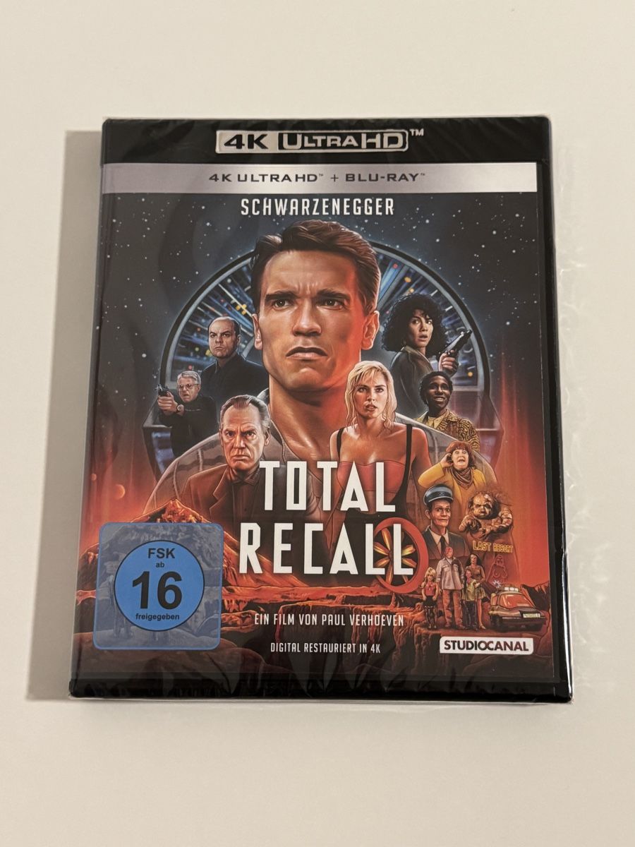 Total Recall - 4K Ultra HD Blu Ray Arnold Schwarzenegger UHD (Neu und ...