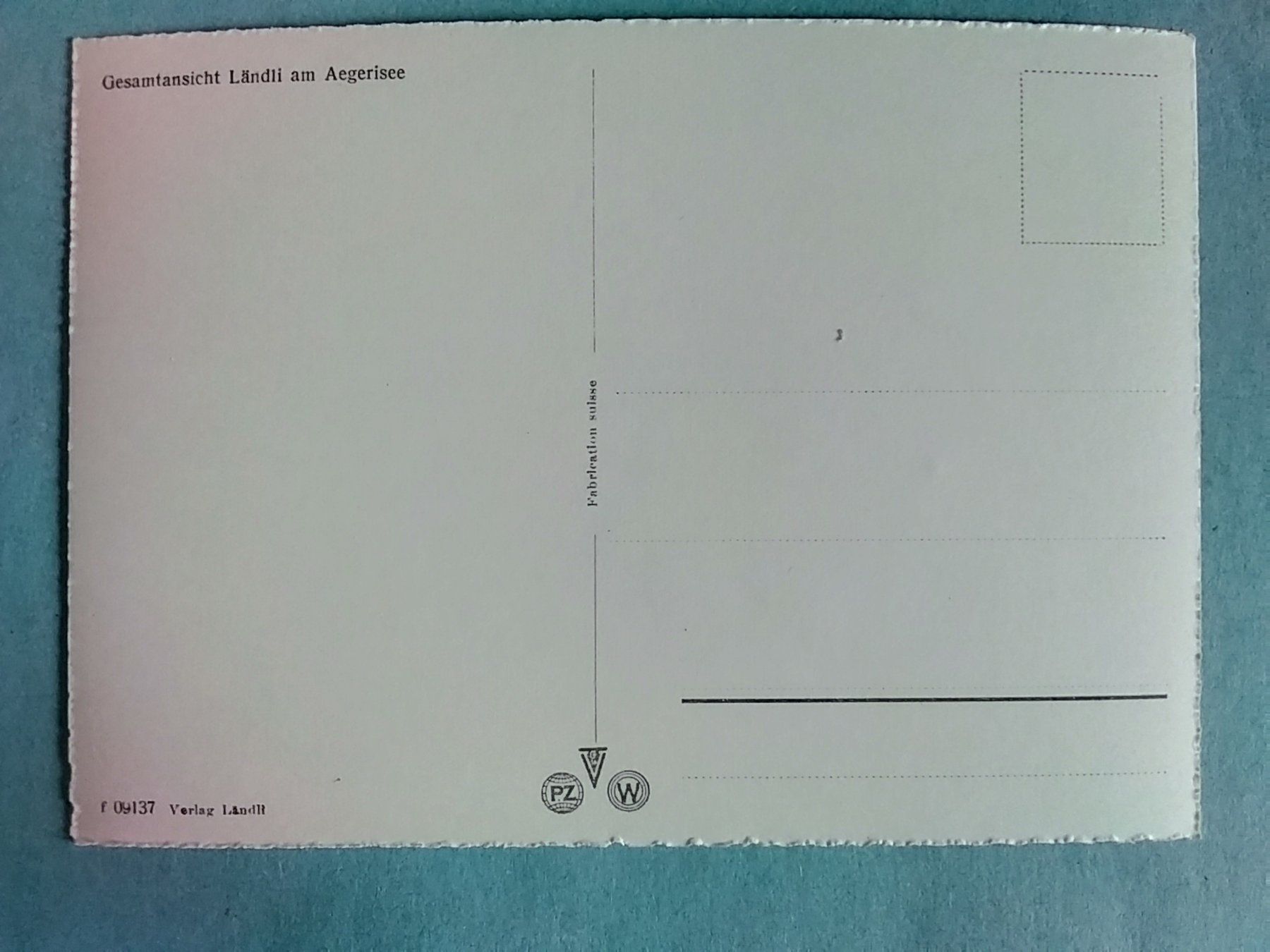 Cartoline postali: Oberägeri Ländli – Usato da Appenzell venduto da lama19 1