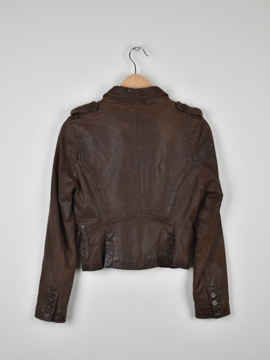 Kookai Giacche: Kookai Lederjacke Gr.36, braun – Usato da Nürensdorf venduto da 2ND_STORY 2