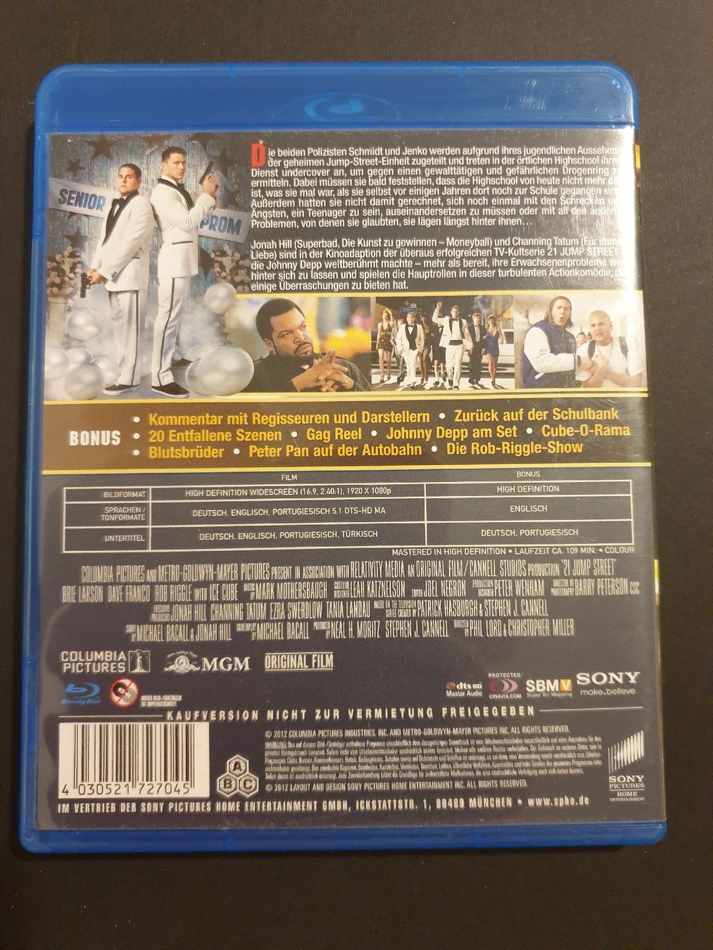 Tutti i DVDs: 21 Jump Street Blu-ray Disc – Usato da Steffisburg venduto da Blue_bj5g 1